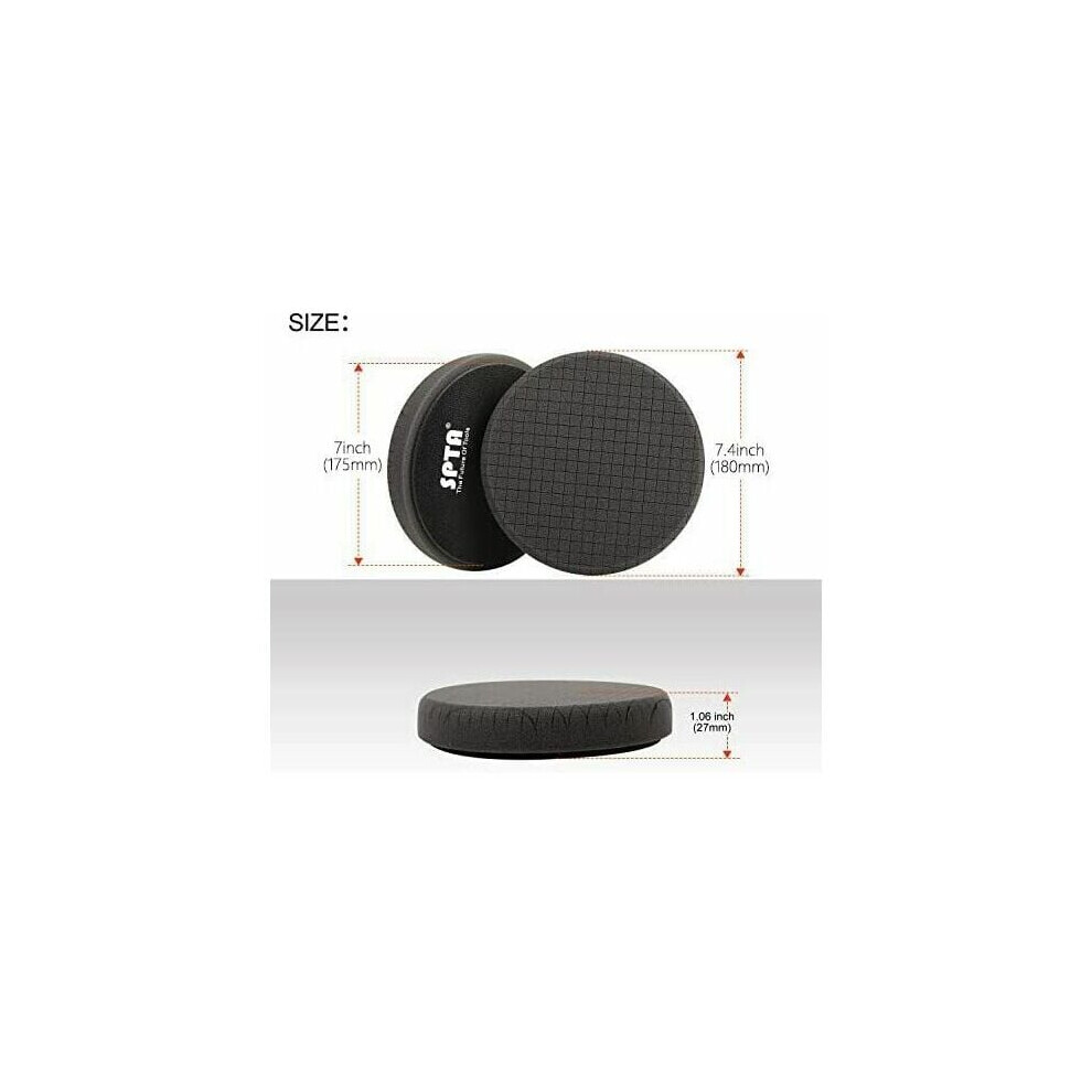 Buffing Polishing Pads, 5Pcs Unique Design Compound Buffing Sponge For Car Buffer Polisher, Heat Dissipation Square Sharp Sponge Washable Versatile 9048212353966