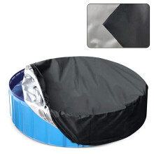 10FT Pool Cover for Swimming Pool Pool Cover Foldable-Black