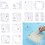4Pcs Acrylic Quilting Ruler Templates Freemotion-Style B 2