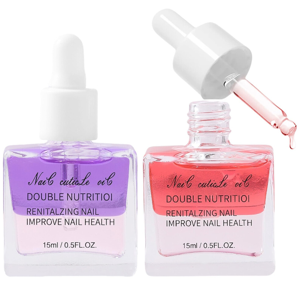 Lavender Cuticle Oil Set And Strawberry Scent Nourishing Hydration Strengthens Nails And Promotes Growth
