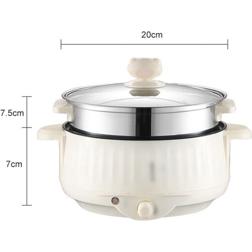Electric Multi Cooker with NonStick Double Layer for Soup, Rice, Pasta and Stew 2