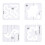 Freemotion Quilting Stencils Quilting Templates Sewing-Style C 1
