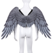 Carnival Halloween Angel Wing Costume, Non-Woven Material with Comfortable to Wear Design, Fancy Dress Featuring Handmade Craft Aesthetic, Lightweight