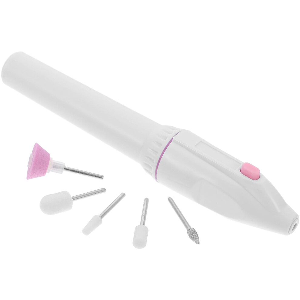 Cordless Nail Drill Electric Manicure Set with 5 Bits for SalonQuality Manicure and Pedicure