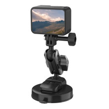 Aluminum Alloy Vacuum Suction Action Camera Holder for    OSMO Action 3/4/5Pro Camera Accessories