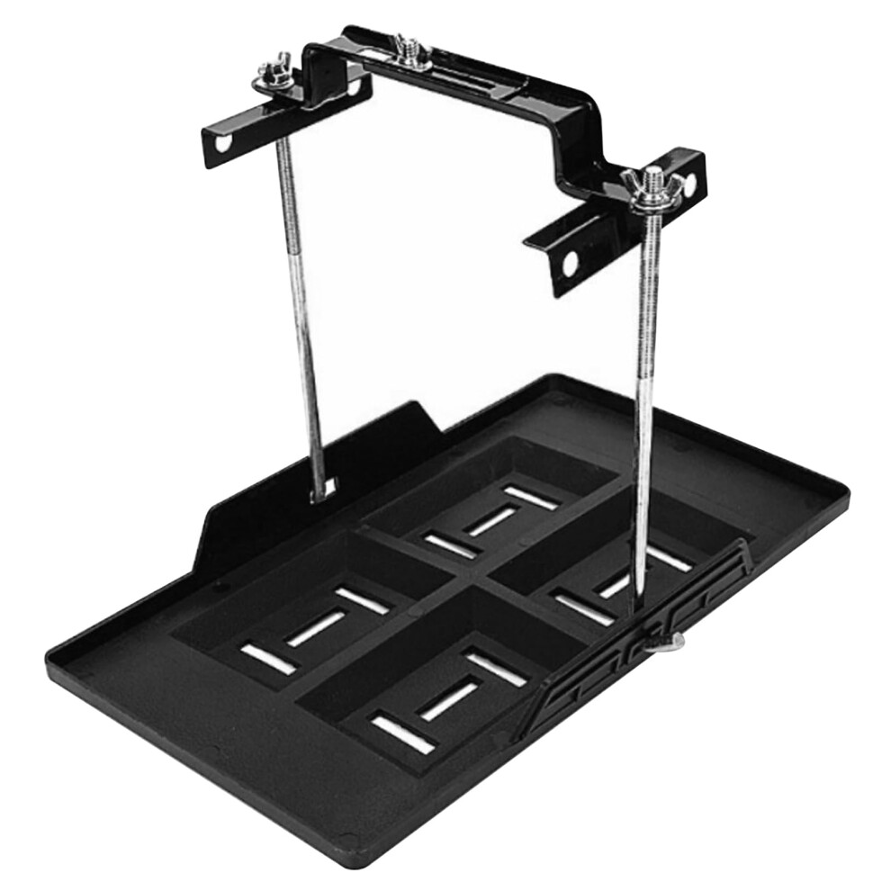 Adjustable Car Battery Tray With Corrosionresistant Metal Hold Down For Suv Boat Rv Universal Fit 9001264962821