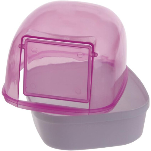 Dwarf Hamster Sand Bath House Sauna Room For Small Animals Plastic Compact Size For Ferrets Hedgehogs Squirrels 2