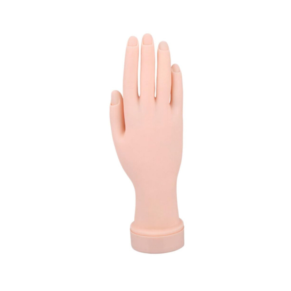Nail Practice Hand with Realistic Lifesize Design and Detachable Tips for Manicure Training