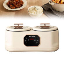 Electric Hot Pot 3.6L DualPot Cooker with Independent Temperature Control and 24h Smart Reservation