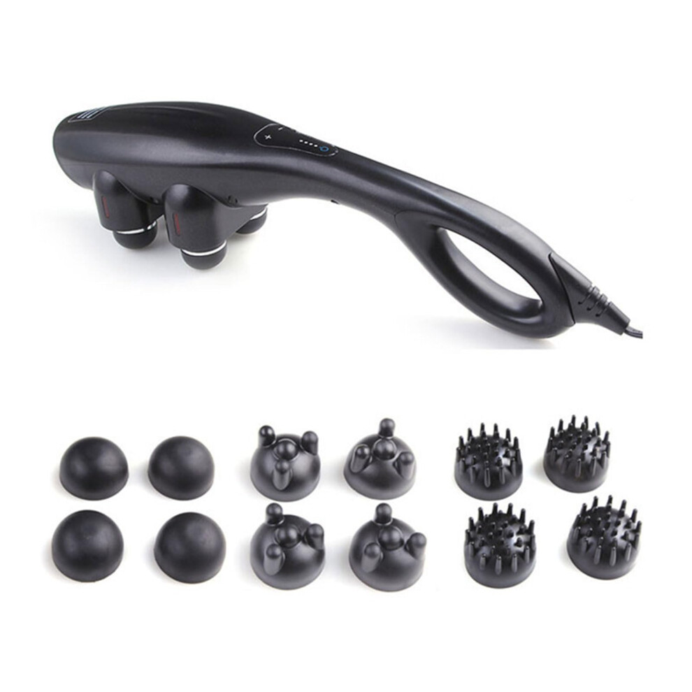 Electric Muscle Massager with Infrared Therapy, 12 Heads, Deep Tissue Back Neck Shoulder Leg Massage