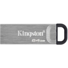Kingston DataTraveler Kyson 64GB High Performance USB 3.2 Metal Flash Drive | Speeds up to 200MB/s | DTKN/64GB 1 Count (Pack of 1) Flash Drive