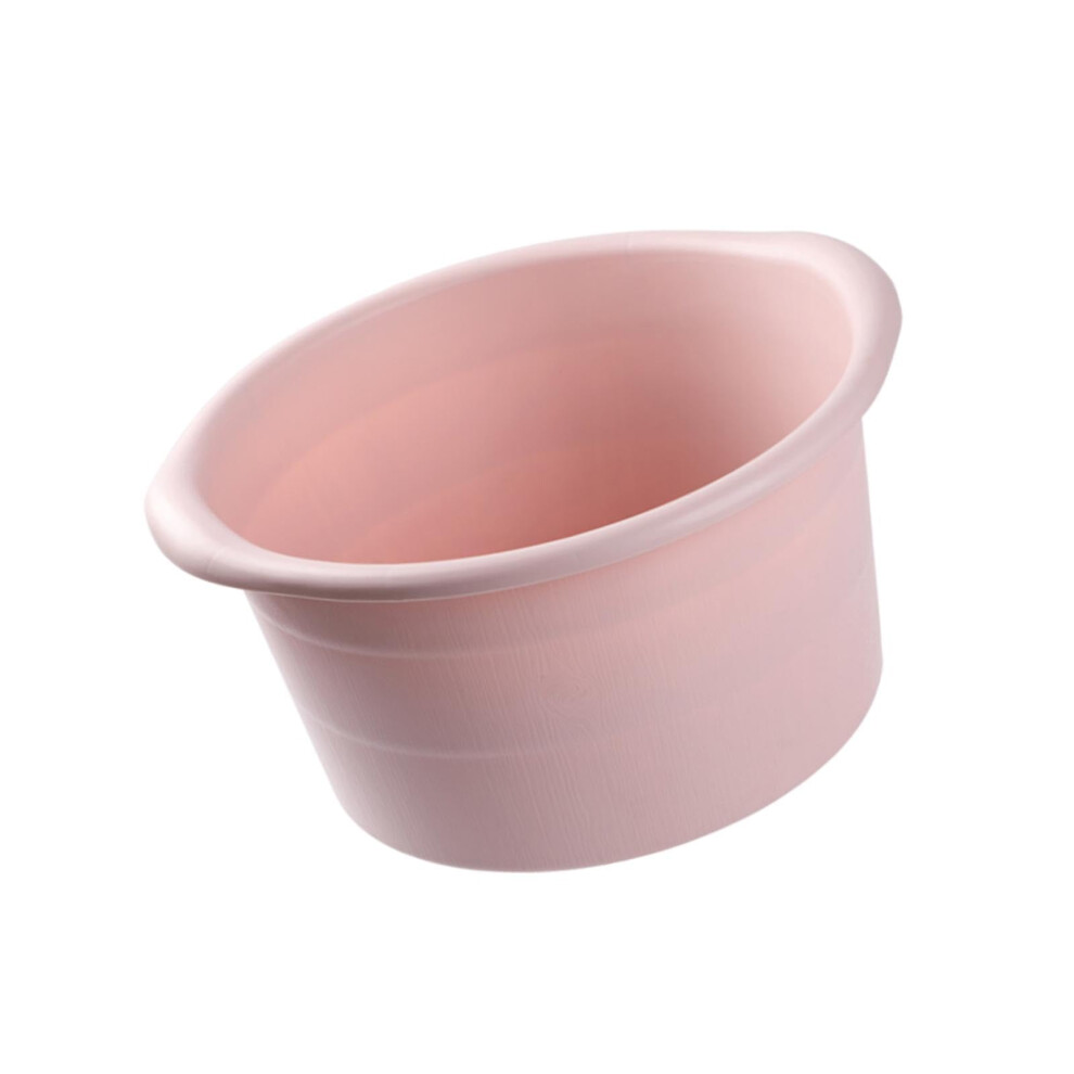 Foot Spa Basin with Handles, Large Foot Soaking Tub for Pedicure, AntiSlip Massage Design, Pink