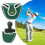 Golf Putter Cover Grün Bestickte Queue-Schutzhülle 11