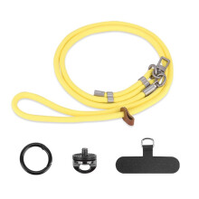Universal Neck Strap Lanyard for  Pocket 3 Action 5 ONE X5 Crossbody Rope Anti-Loss Design Adjustable Yellow