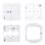 4Pcs Quilting Templates Clear Acrylic Quilting Ruler-Style A 1