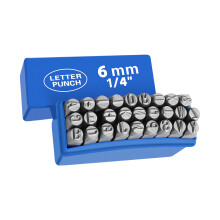 27 Stuks Metalen Stempel Kits Brief Stempel Set-Engels 6mm