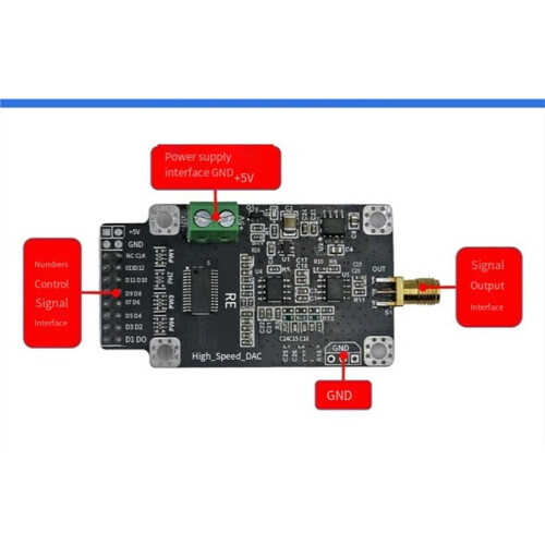 DAC904 Module for DAC Module High Speed 14 Bit 165M Sampling Waveform Generation Digital to Analog Converter 2