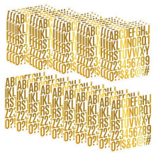 Grote letter sticker zelfklevende sticker voor-Goud