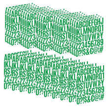 30 vel goud glinsterende nummer letter sticker-Groente