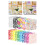 30 vellen glinsterende letternummer sticker goud glitter-Rood 4