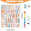 30 vellen glinsterende letternummer sticker goud glitter-Rood 5