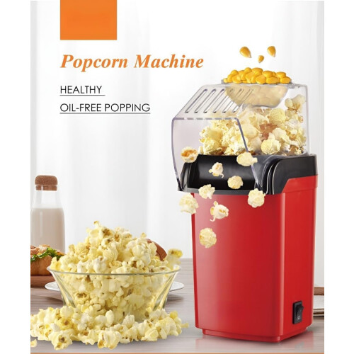 Automatic Mini Popcorn Maker for Home, Fully Automatic Small Countertop Popcorn Machine 2