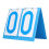 Anzeigetafel, 2-stellige 1