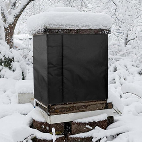 Bee Hive Winter Wrap Waterproof Windproof 600D Oxford Insulation Cover with Adjustable Fit 1