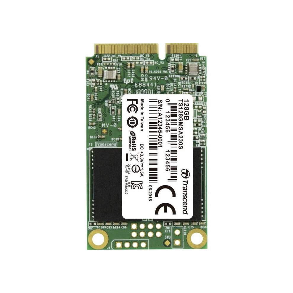 Transcend Msa230s 128Gb Msata Ssd 230S Sata Iii 6Gb/S 550/400Mb/S 760557842583
