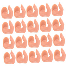Manicure Practice Hand with Nail Tips for Beginners, Reusable Nail Art Training Hand for Salon