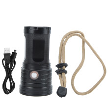 Linterna LED recargable, linterna sumergible impermeable con disipador de calor mejorado para la estabilización de la luz (aleación de aluminio de