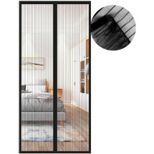 Easy Airflow Magnetic Screen Door, Hands-Free Entry Patio Screens for Fresh Air and Light, Automatic Magnetic Closure Design, Robust Materials Heavy-D