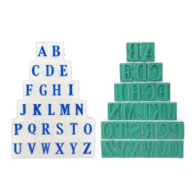 Set van 26 stuks afneembare briefstempel voor kunst,-Stijl G