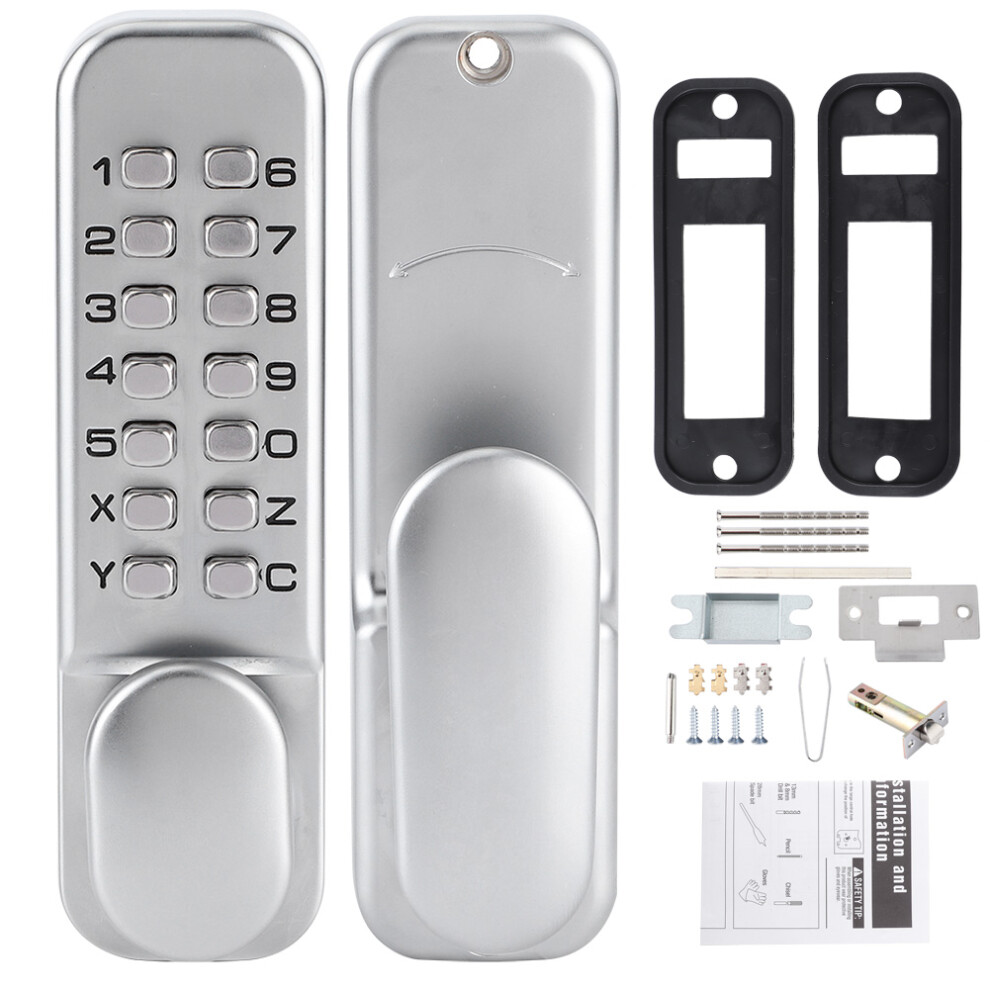 Mechanical Combination Lock For Home Gates, Keyless Entry System With Password Reset Function, Wide Application Range From Office To Parking Lots (Zin 9454554079325