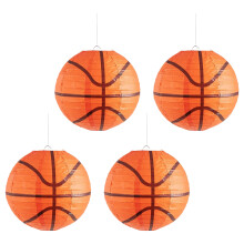 Basketbalfeestlantaarns 4-delig voor creatieve-30CM