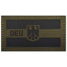 Deutschland IR Infrarot Reflektierende Patches Klett, German IR Flag Tactical Patches Hook and Loop Applique Für Abzeichen Klettbänder Taktische