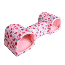 Hamster Hideout Breathable Hideaway Small Animal House For Hamsters Guinea Pigs Rabbits Rats Pink Strawberry
