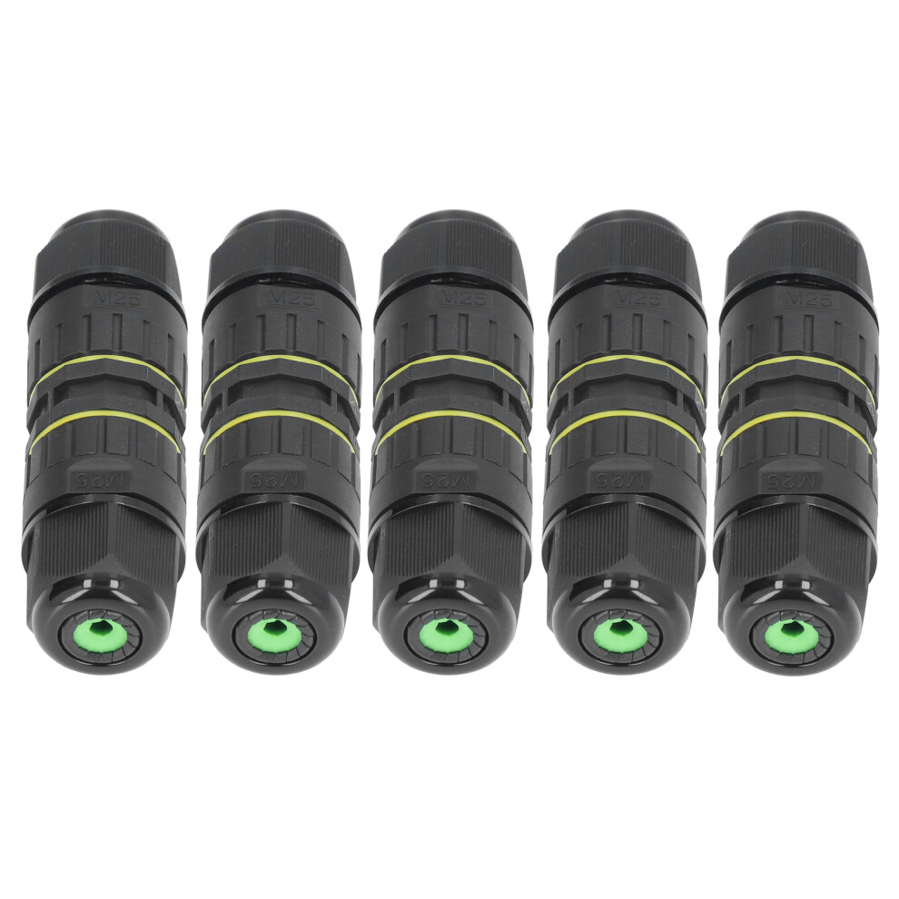 Ip68 Waterproof Junction Box 2 Way 2 Pin Cable Connector M16 Wire Range Uv Resistant Outdoor Rapid Maintenance Electrical Connection System 9454554079936