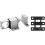Automatic Door Latch for Sash Doors, Self Closing Bolt with Adjustable Install and Durable Aluminum 5