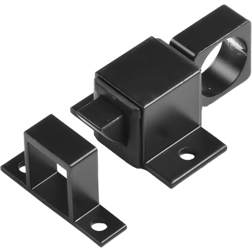 Automatic Door Latch for Sash Doors, Self Closing Bolt with Adjustable Install and Durable Aluminum 2