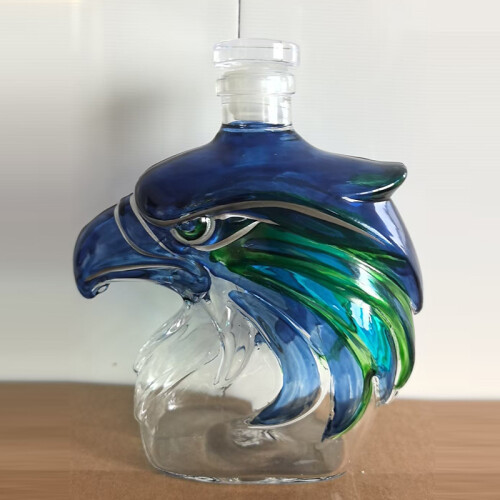 (Eagle head; style four, Eagle head) High Borosilicate Whiskey Glass Bottle