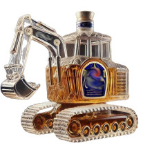 (Whiskey bottle) Glass wine bottle, special shaped wine bottle, creative wine bottle, interesting whiskey bottle