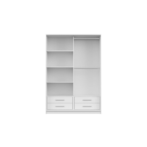 (150CM, Grey) LEXUS Gold Sliding Door Wardrobe 2