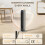 Homcom HOMCOM 2200W Ceramic Heater for Home with Remote Control, 12H Timer, Silver 8