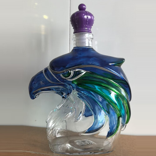 (Eagle head; style nine, Eagle head) High Borosilicate Whiskey Glass Bottle