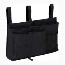Organizer da comodino versatile, borsa portaoggetti da appendere con tasche multiuso per letti a castello, letti d'ospedale e camere da letto, in