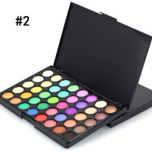 Farbenfrohe Lidschattenpalette für unterwegs, hochpigmentiertes mattes und schimmerndes Lidschatten-Make-up-Set, professionelle wasserfeste und