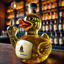(Style four; whiskey bottle, Style four) New Whiskey Duck Bottle Middle Finger Duck Whiskey Bottle
