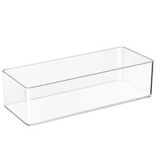Schubladenorganizer aus transparentem Acryl, multifunktionale, stapelbare Aufbewahrungslösung für Badezimmer, Küche, Haushalt, Büro, hochwertiges