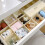 Clear Acrylic Drawer Organizer, Multi-Functional Stackable Storage Solution for Bathroom Vanity, Kitchen, Home, Office, High Quality Design, Versatile 3